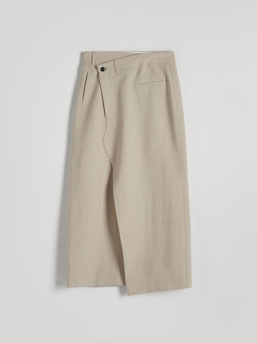 Krilo z asimetričnim detajlom - beige - RESERVED - 4