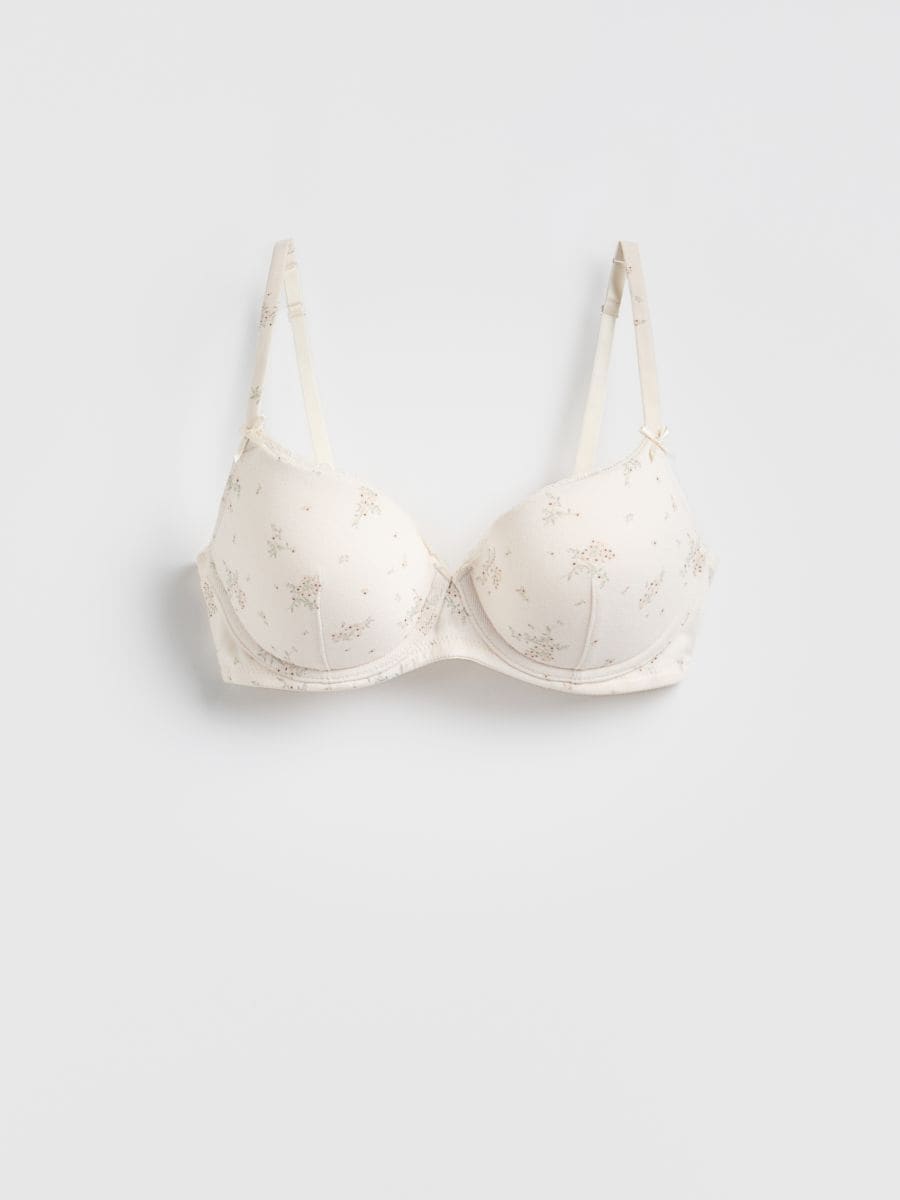 Push-up beha met print - CRÈME - RESERVED - 5