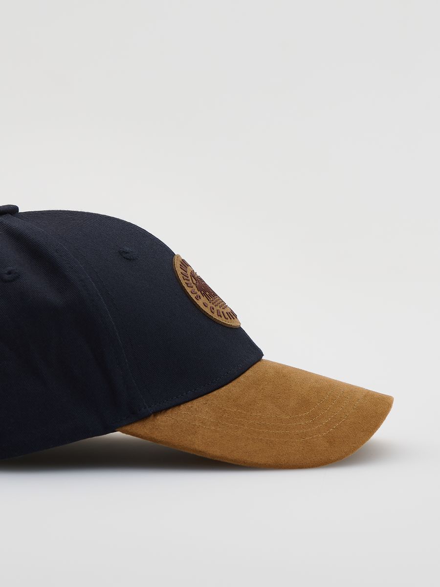 Baseball cap with patch - navy - RESERVED - 2