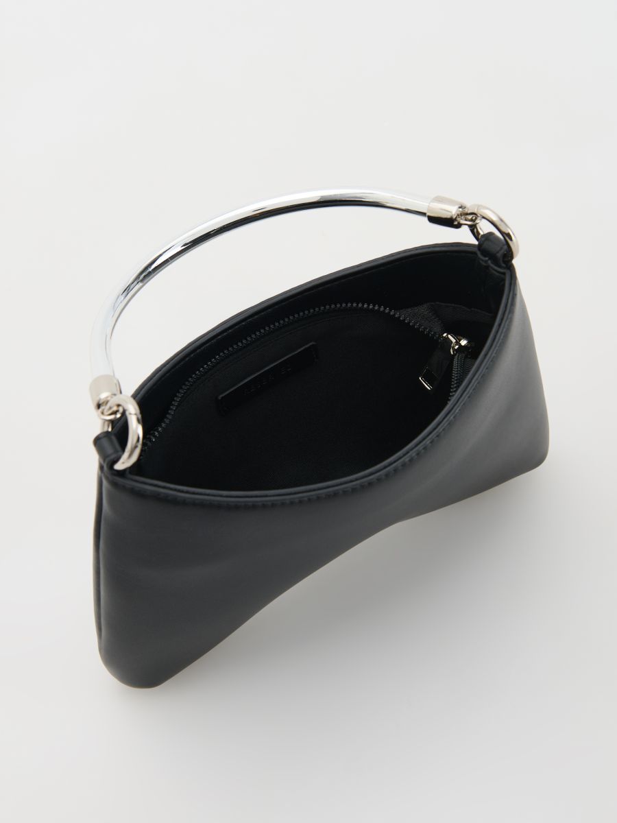 Leather bag with pendant - multicolor - RESERVED - 4