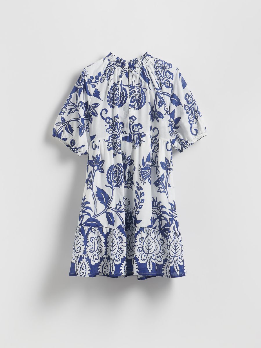 Rochie cu model - indigo - RESERVED