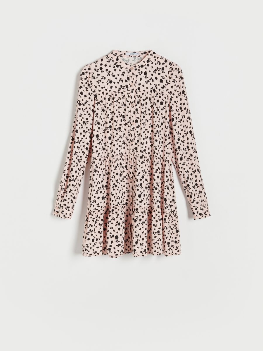 Gemustertes Hemd - beige - RESERVED - 2