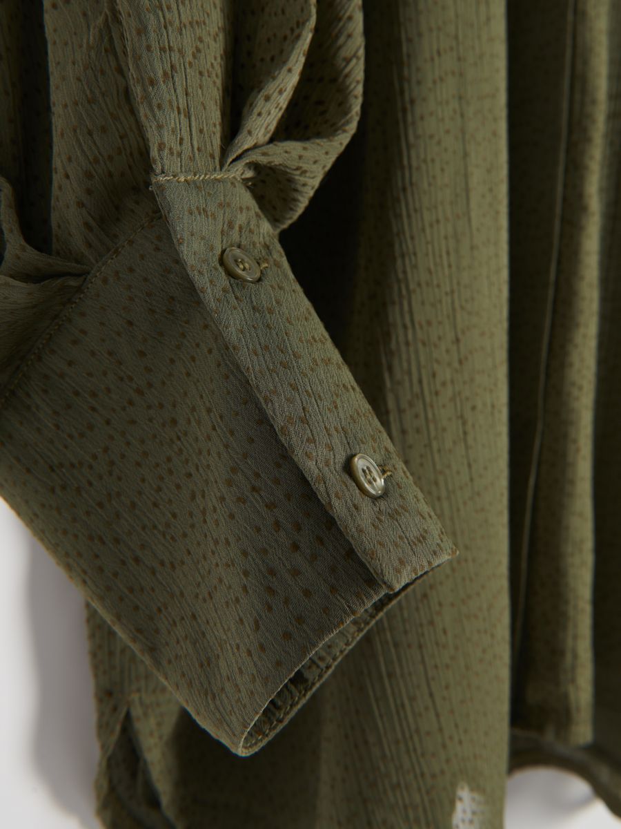 Camicia con maniche larghe - verde - RESERVED - 6