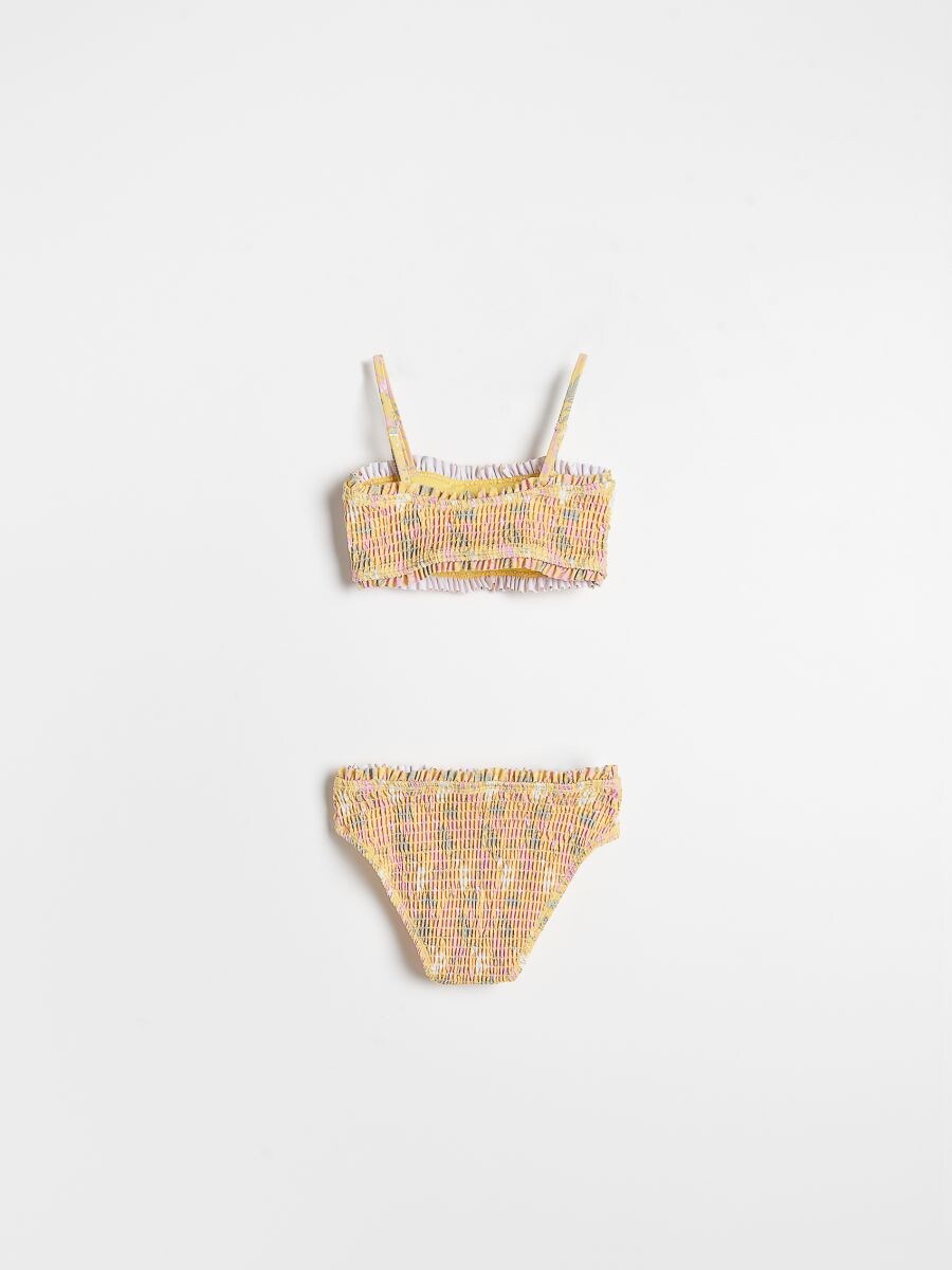 Bikini mit Blumenmuster - hellgelb - RESERVED - 4