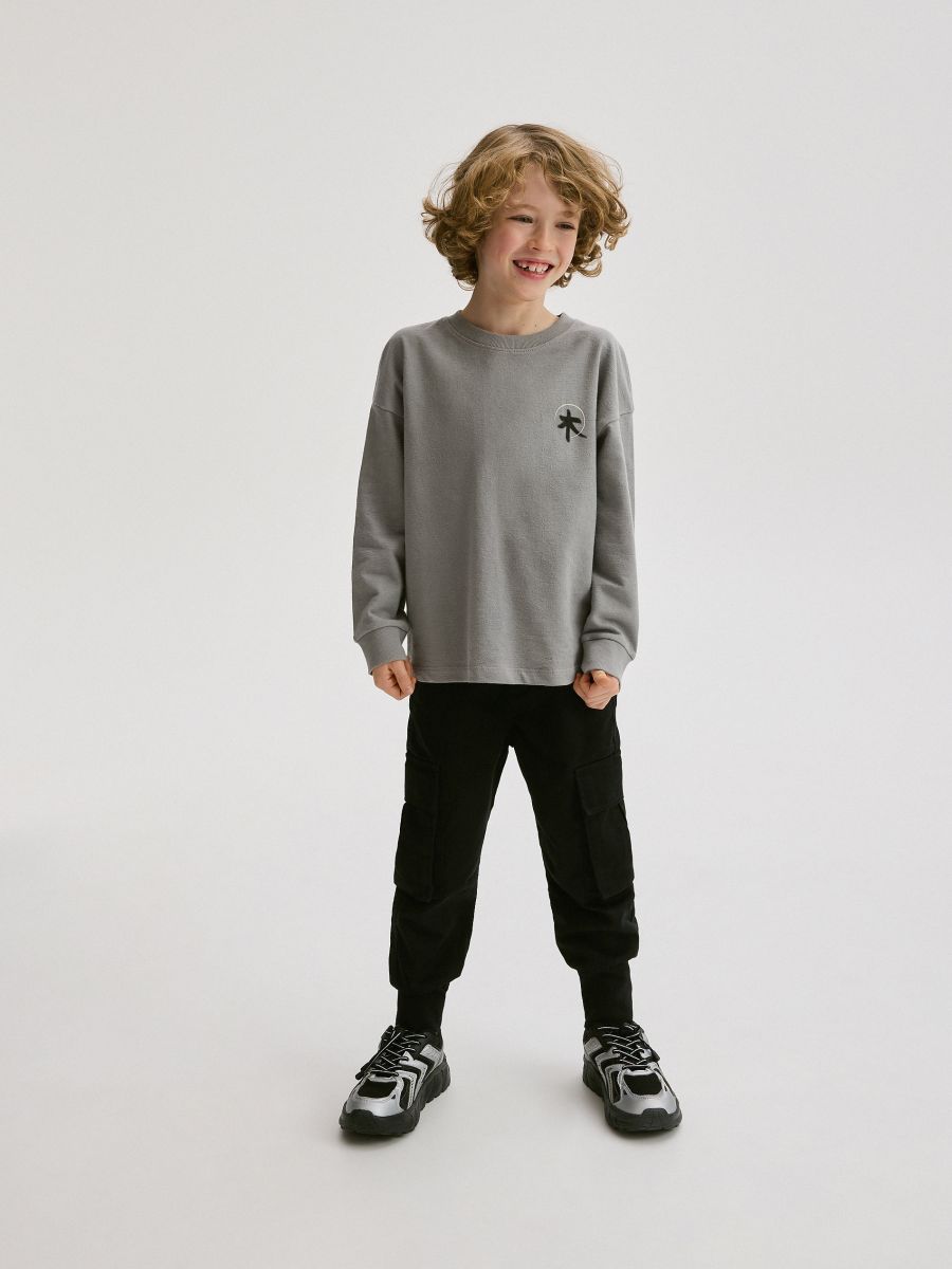 Cargo joggers with pockets - black - RESERVED - 2