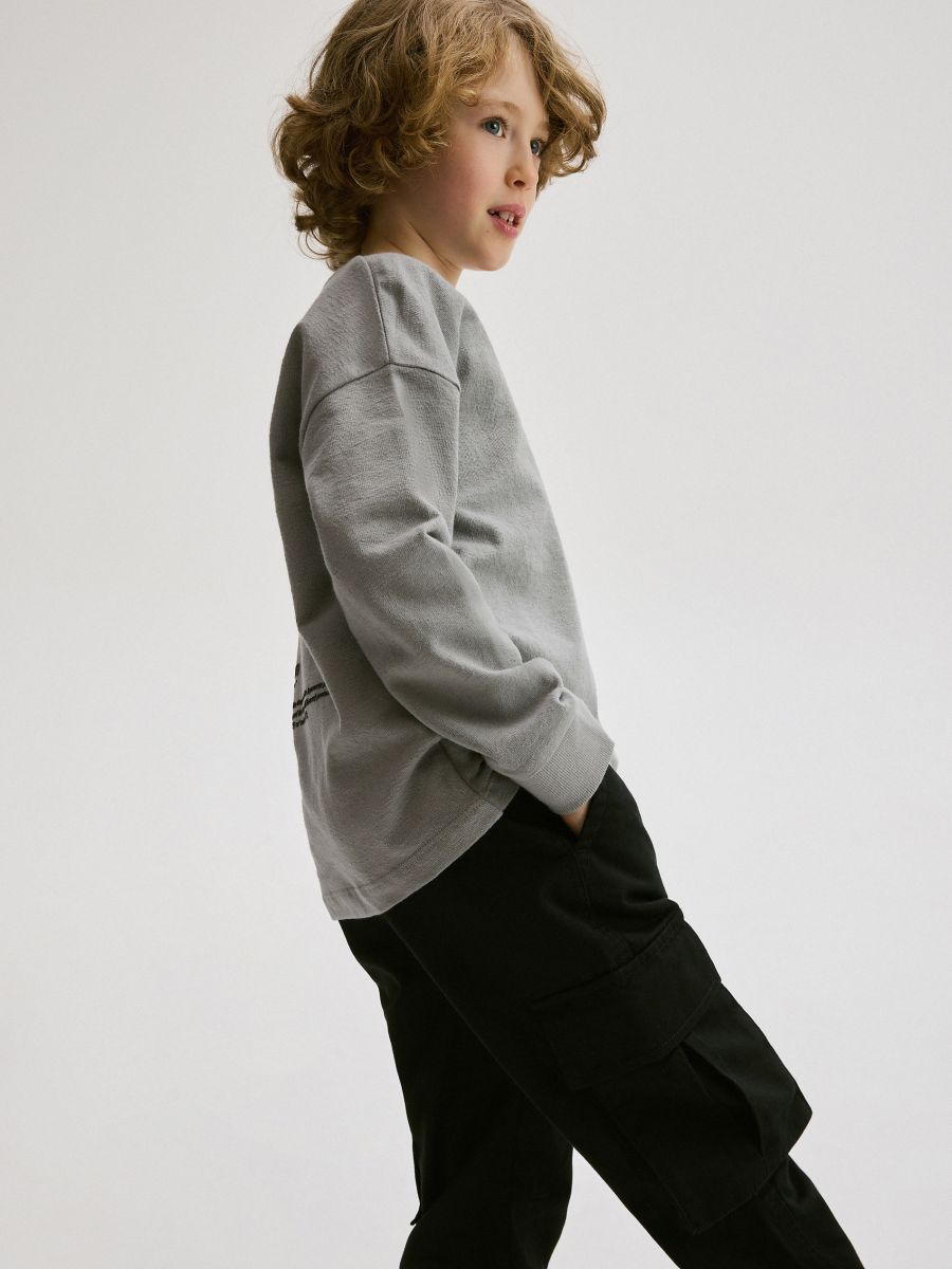 Cargo joggers with pockets - black - RESERVED - 6