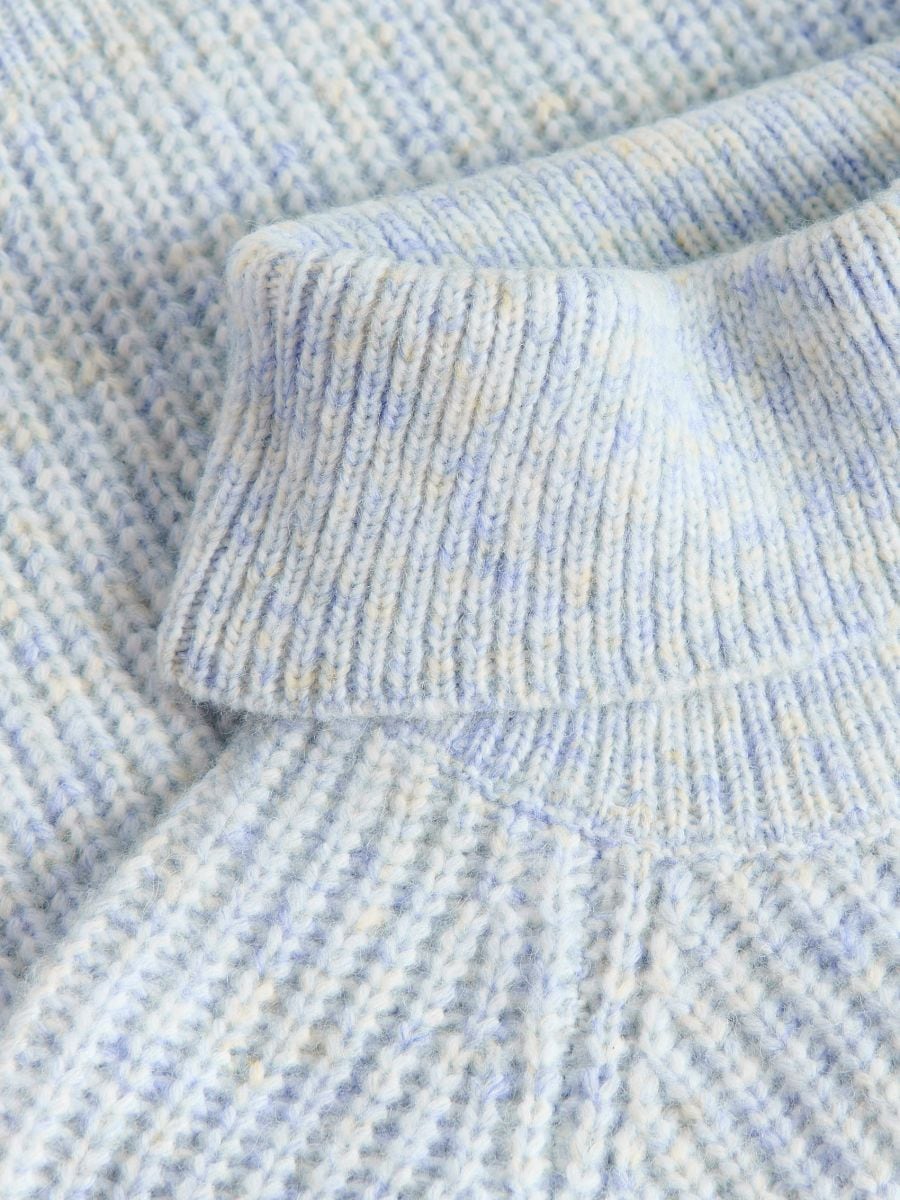 Turtleneck jumper - pale blue - RESERVED - 4
