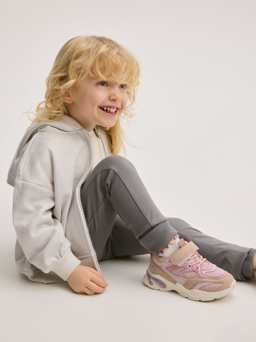 Leggings with side stripe - dark grey - RESERVED - 4