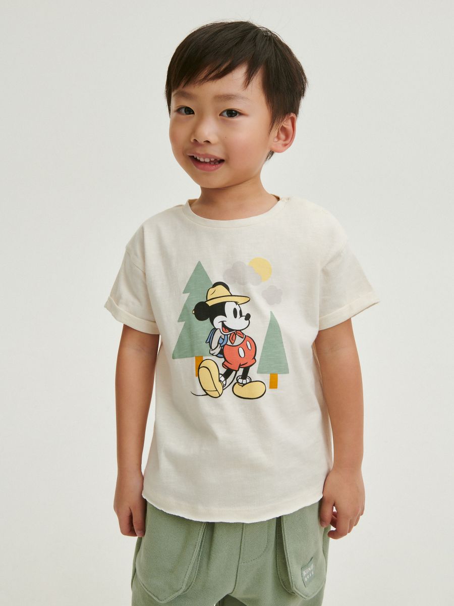Disney Camiseta de moda Mickey Mouse para mujer, camiseta con estampado  múltiple de Mickey Mouse - Camiseta de Mickey Mouse