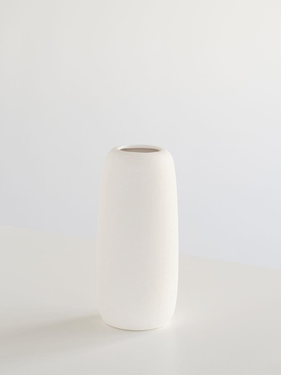 Керамічна ваза - білий - RESERVED