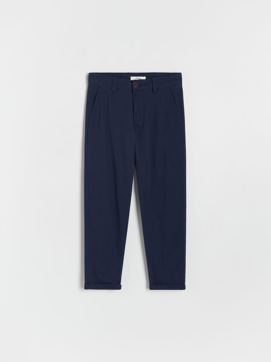 Pantaloni chino regular fit - bleumarin - RESERVED