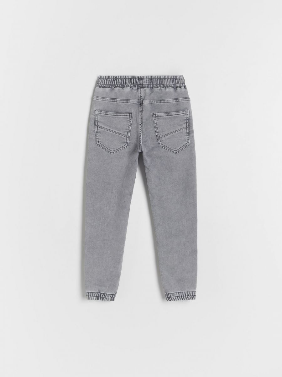 Elastic jogger jeans - light grey - RESERVED - 2