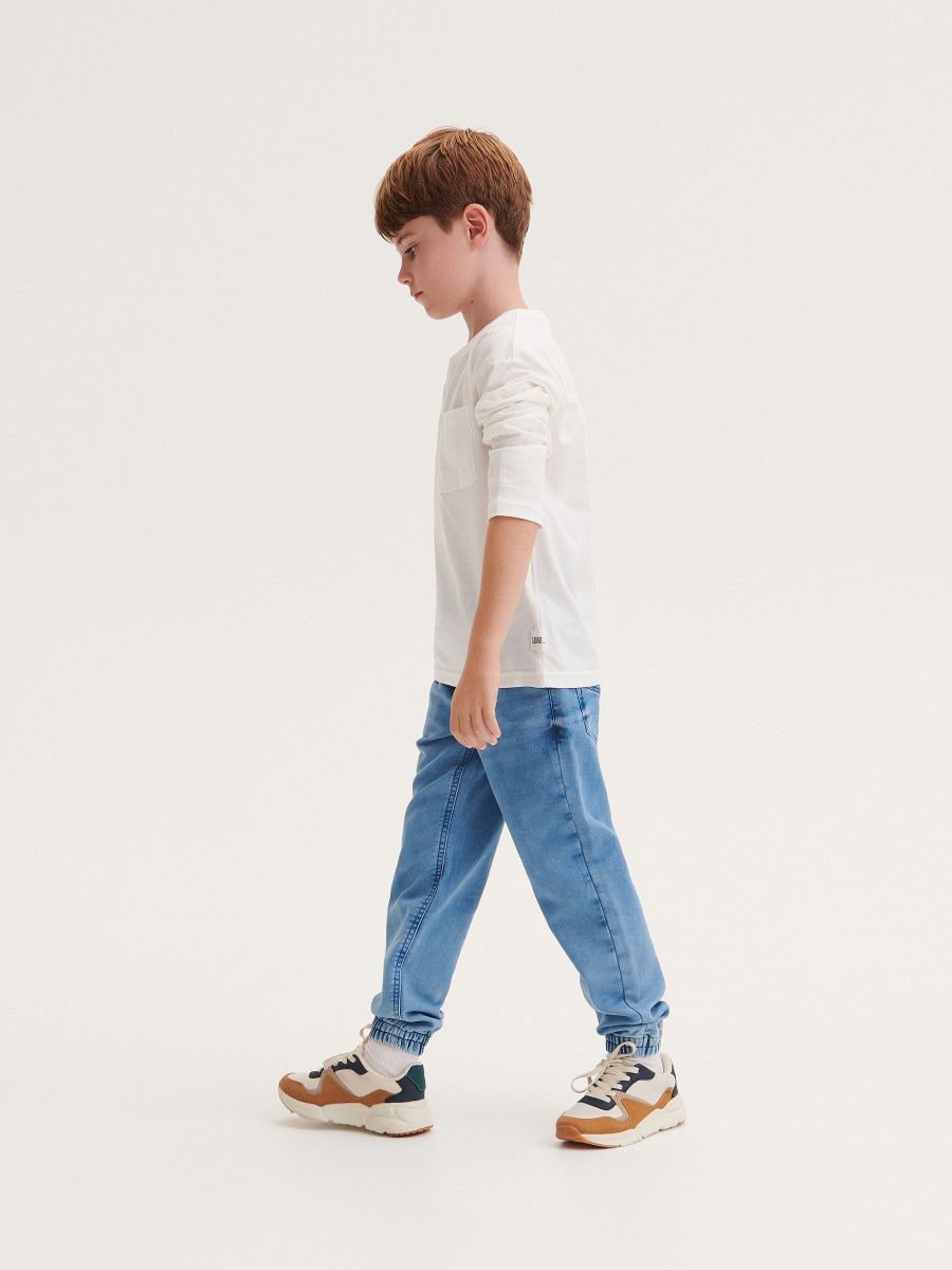 Elastic jogger jeans - blue - RESERVED - 6