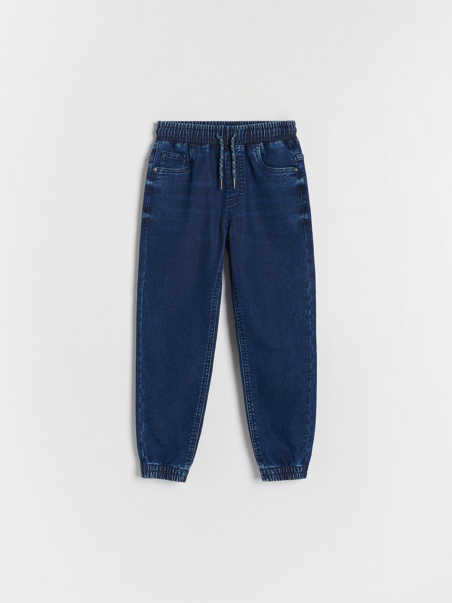 Elastic jogger jeans - navy - RESERVED - 3
