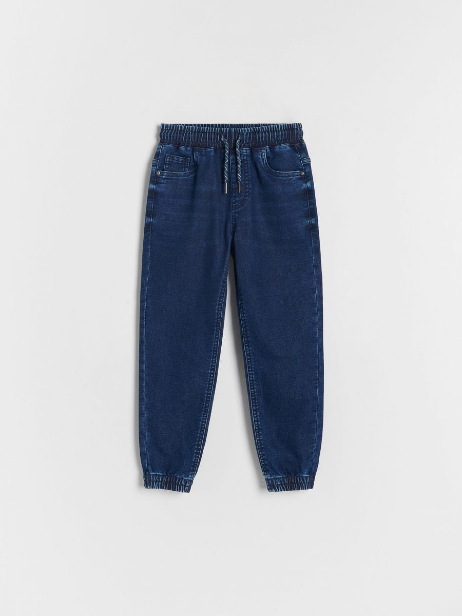 Elastic jogger jeans - navy - RESERVED - 3