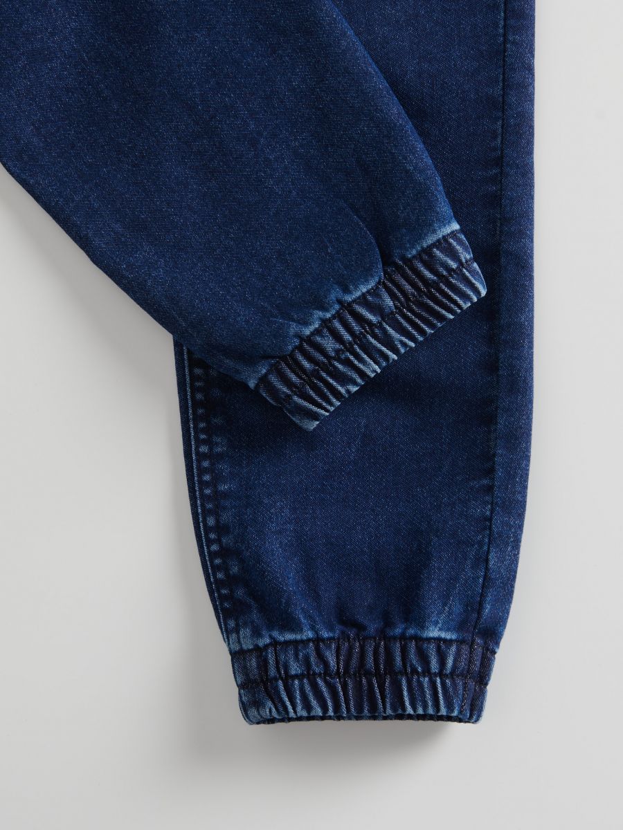Elastic jogger jeans - navy - RESERVED - 8
