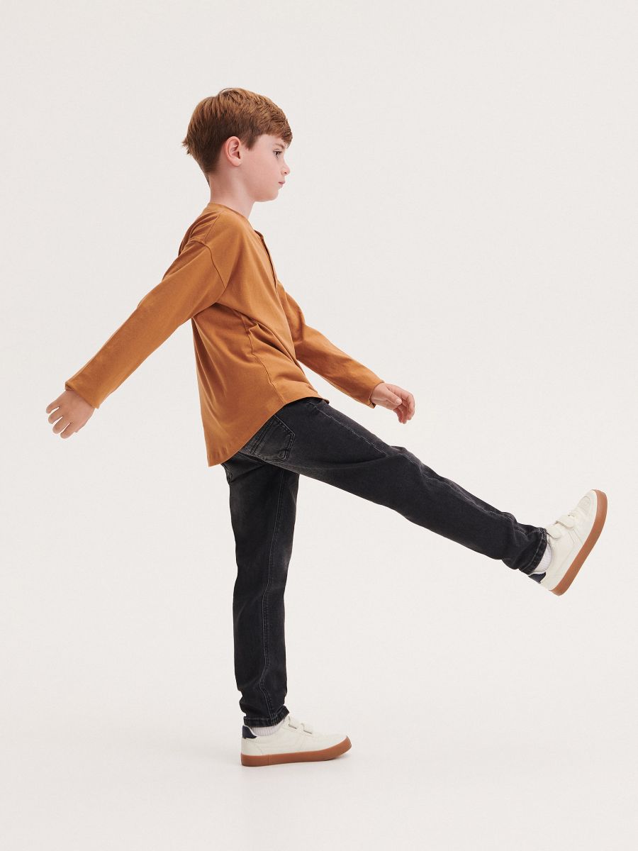 Elastic carrot jeans - black - RESERVED - 4