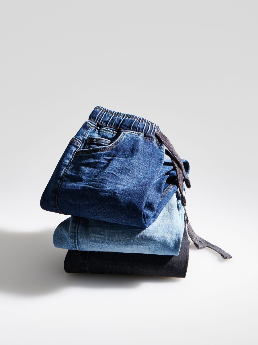 Elastic carrot jeans - black - RESERVED - 8
