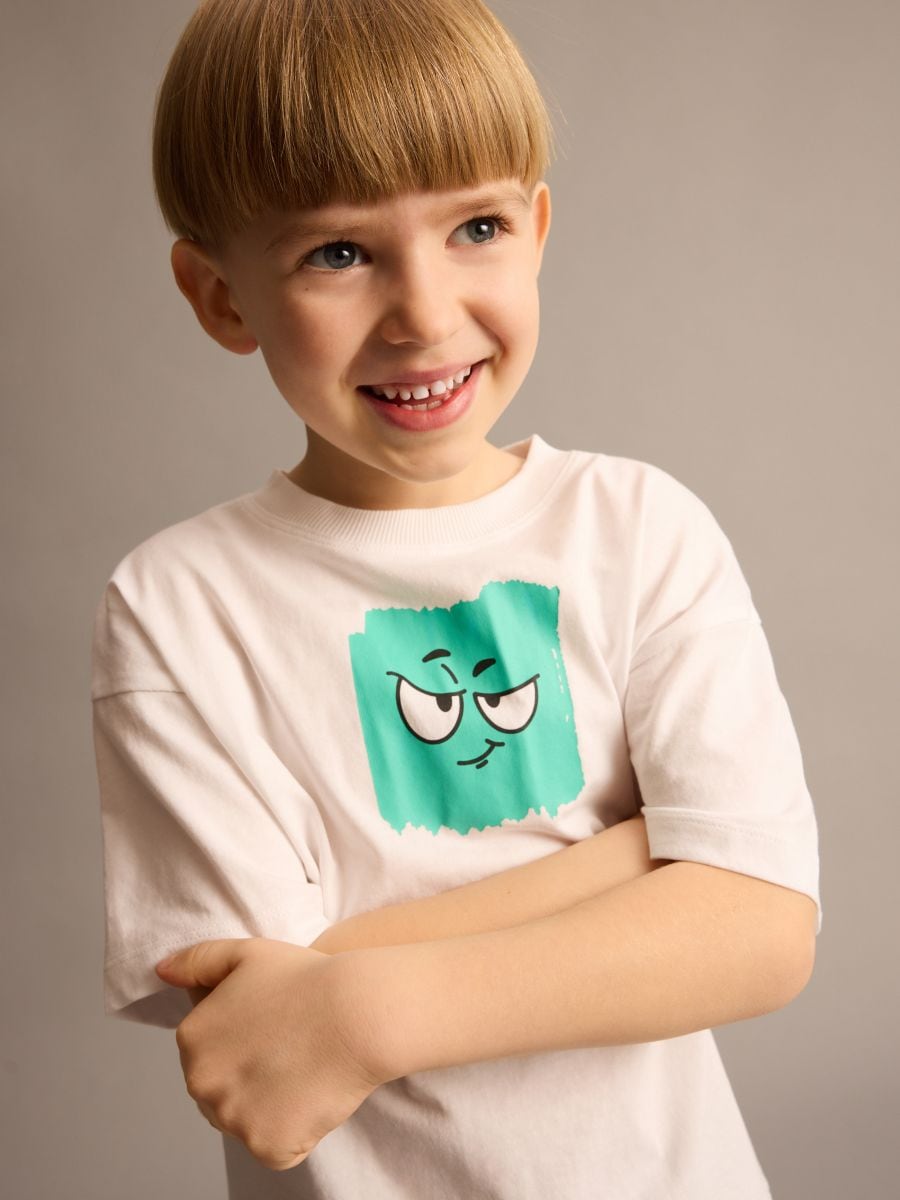 T-shirt with print - white - RESERVED - 3