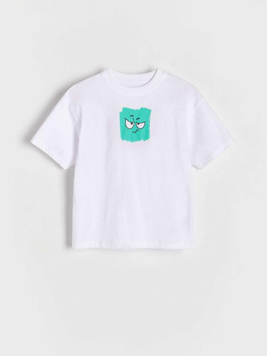 T-shirt with print - white - RESERVED - 2