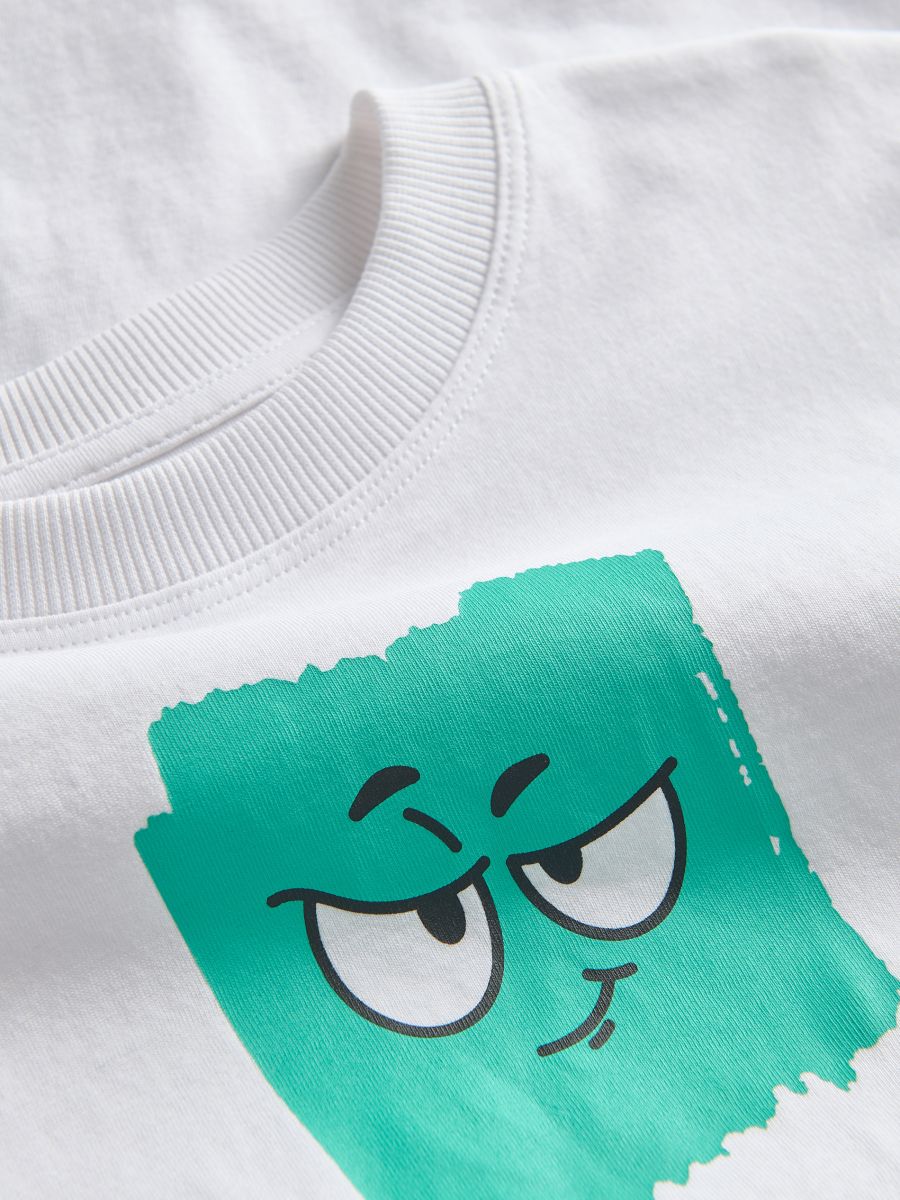 T-shirt with print - white - RESERVED - 4