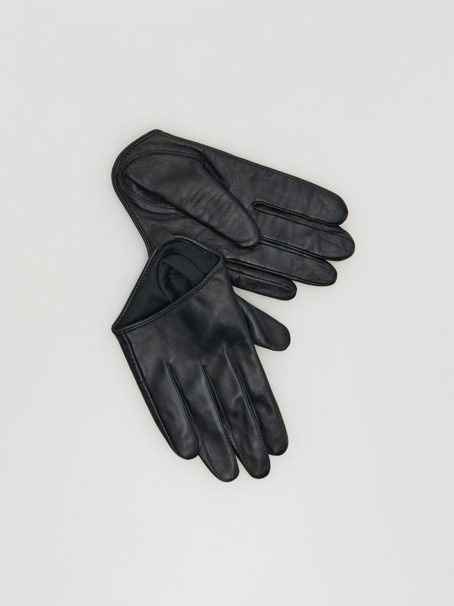 Verstikkend ondernemer bevel Leren handschoenen, RESERVED, 0724U-99X