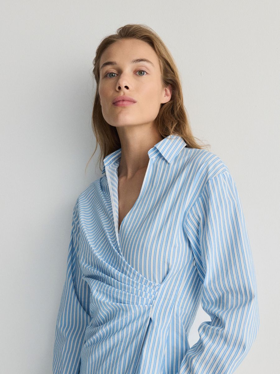 Camicia a righe - blu pallido - RESERVED - 3