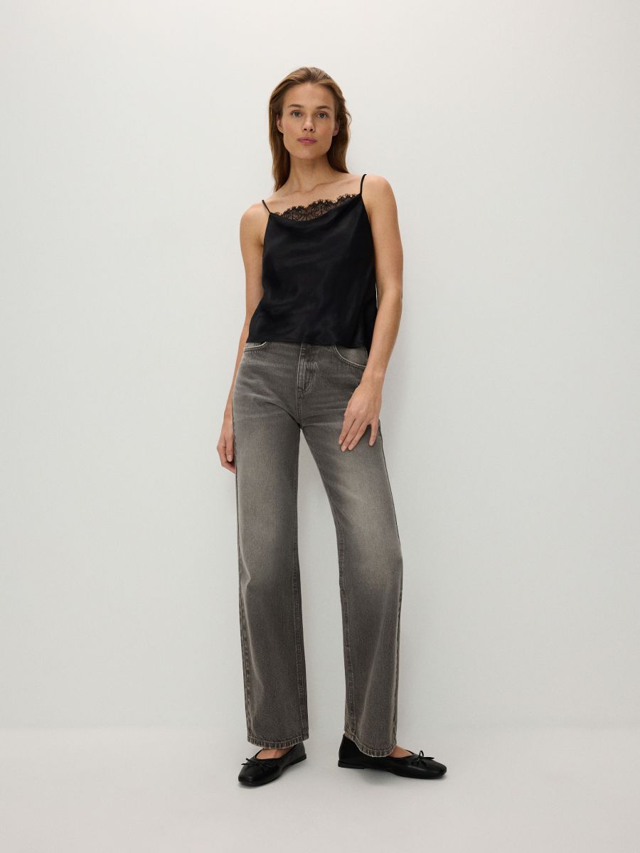 LADIES` TOP - crno - RESERVED - 2