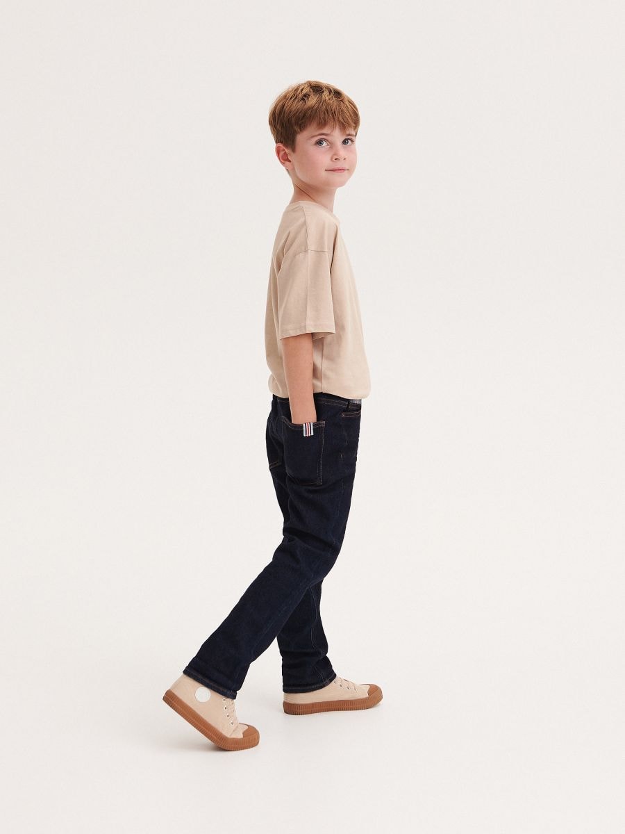 Elastic regular jeans - navy - RESERVED - 4