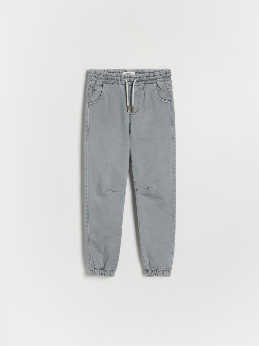 Stretchiga joggers - light grey - RESERVED