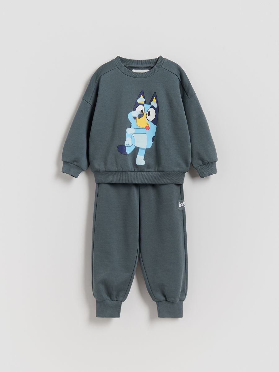 Bluey cotton set - dark grey - RESERVED