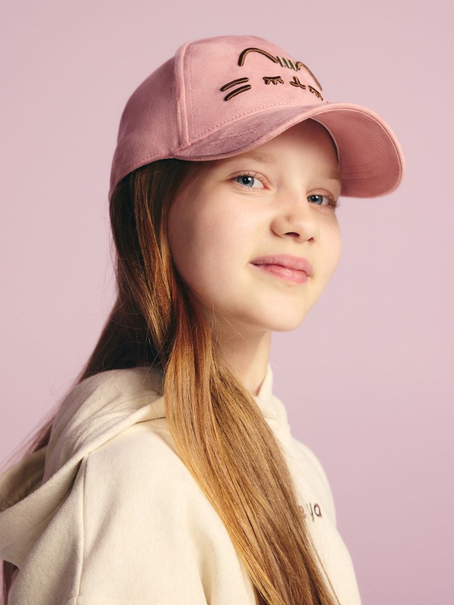Pusheen cap - pink - RESERVED