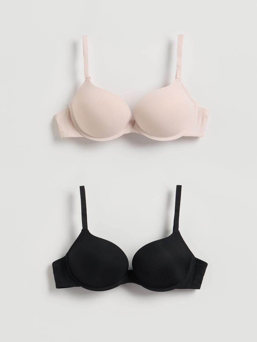 2 db super push up melltartó - fekete - RESERVED