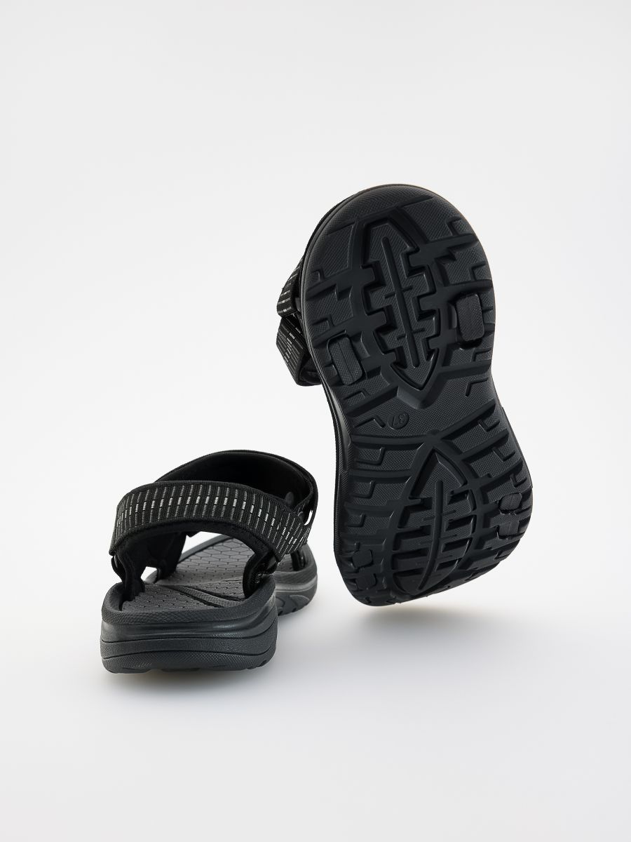 Sandals with velcro fastening - black - RESERVED - 5