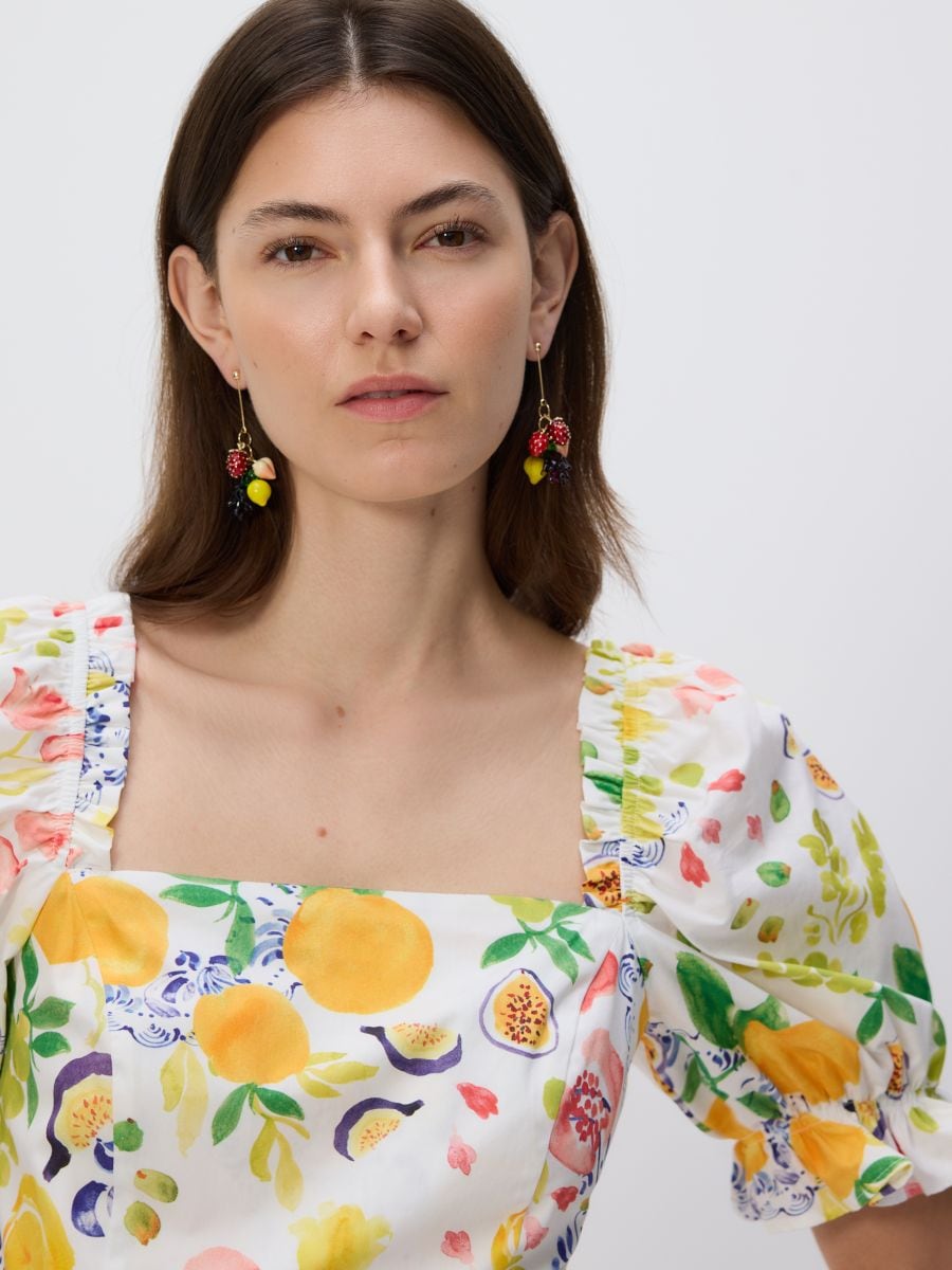 Dress with original pattern - multicolor - RESERVED - 2