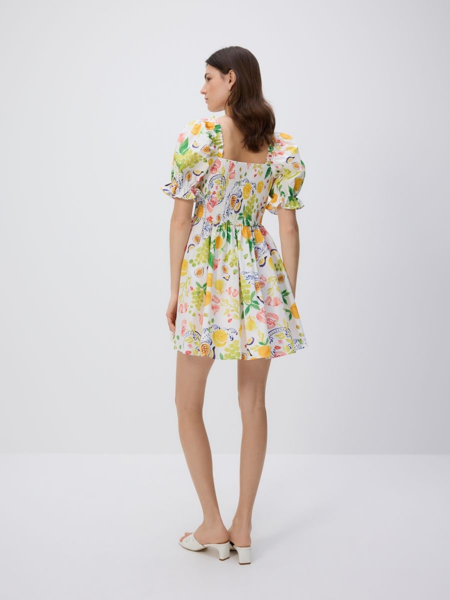 Dress with original pattern - multicolor - RESERVED - 4