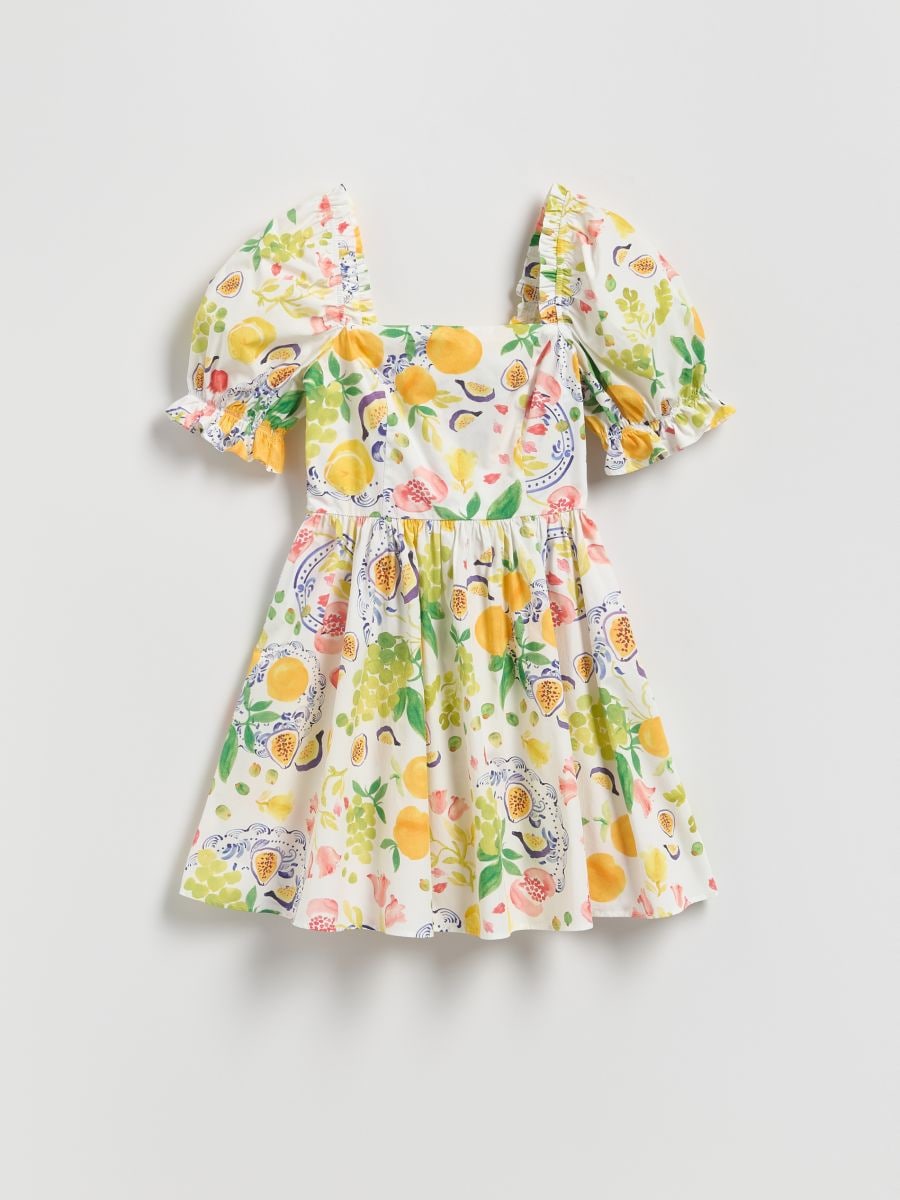 Dress with original pattern - multicolor - RESERVED - 5
