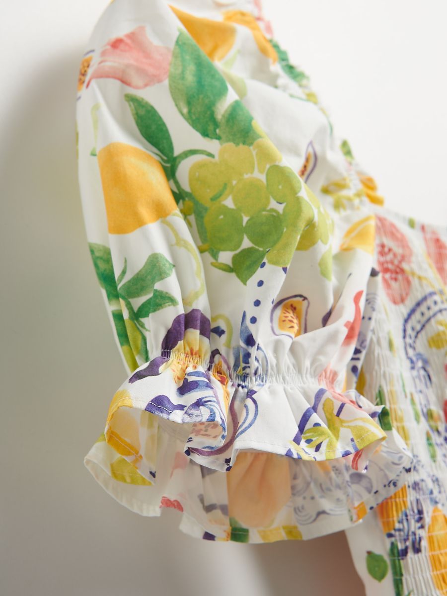 Dress with original pattern - multicolor - RESERVED - 11