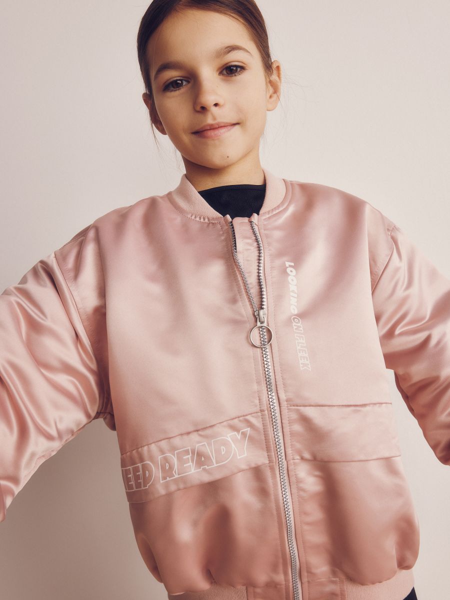 Bomber jacket - pastel pink - RESERVED - 6