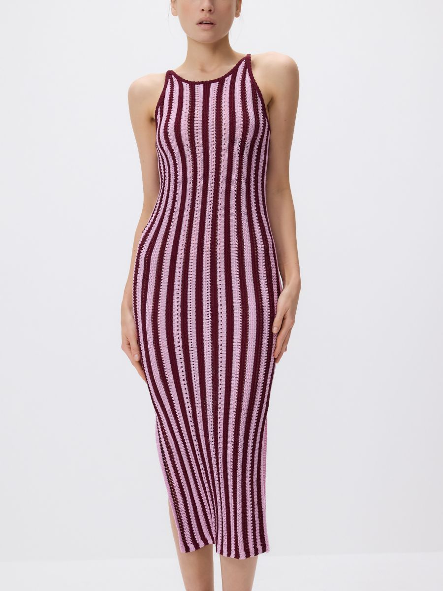 Robe rayée - Multicolore - RESERVED - 4