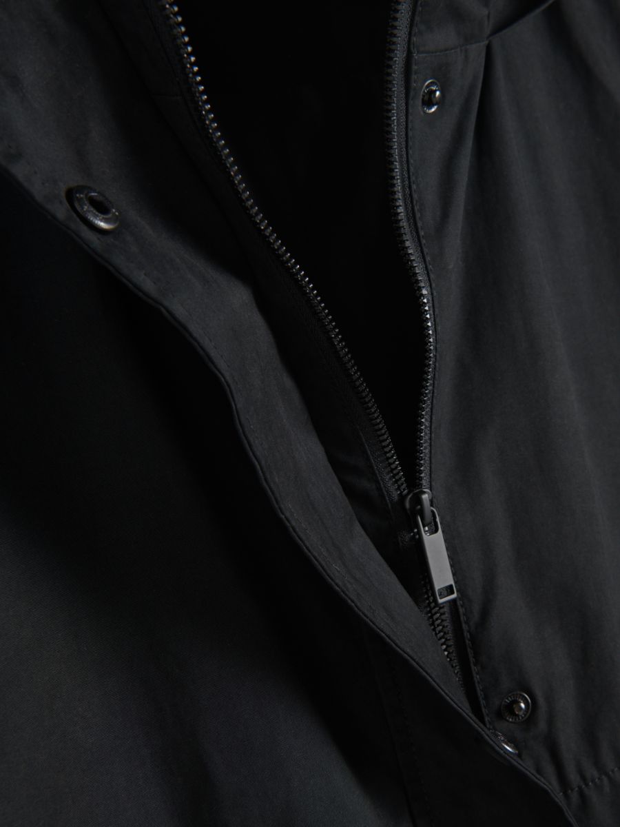 Parka con cappuccio - nero - RESERVED - 5