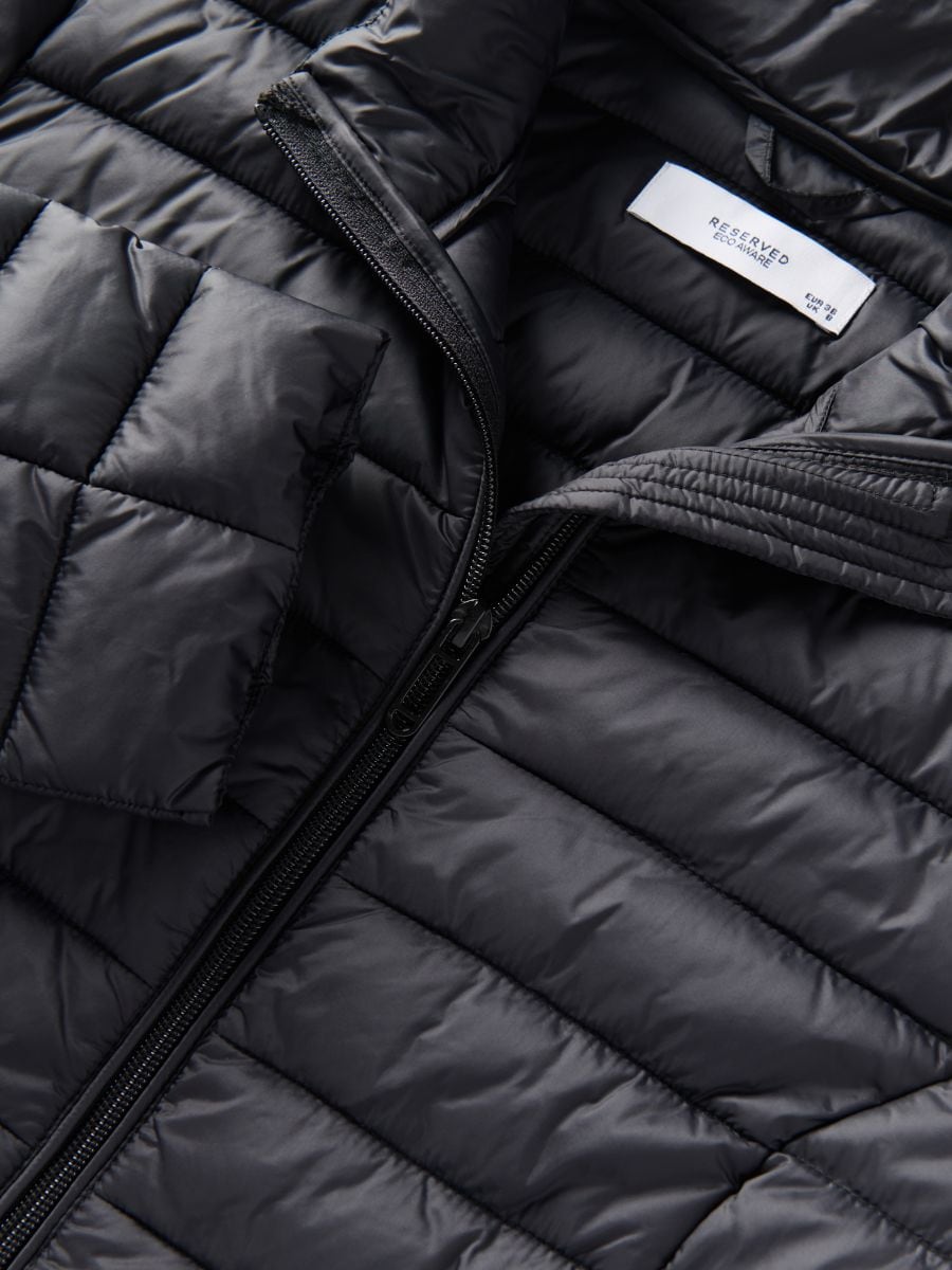 Quilted jacket - black - RESERVED - 4