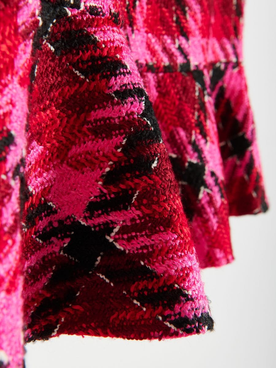 Tweed miniszoknya - többszínű - RESERVED - 4