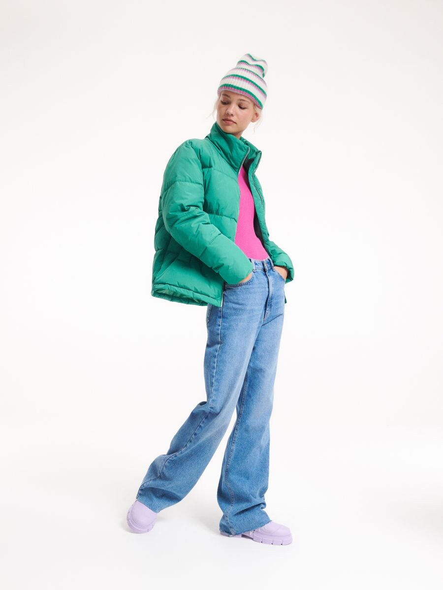 Steppjacke - grün - RESERVED - 2