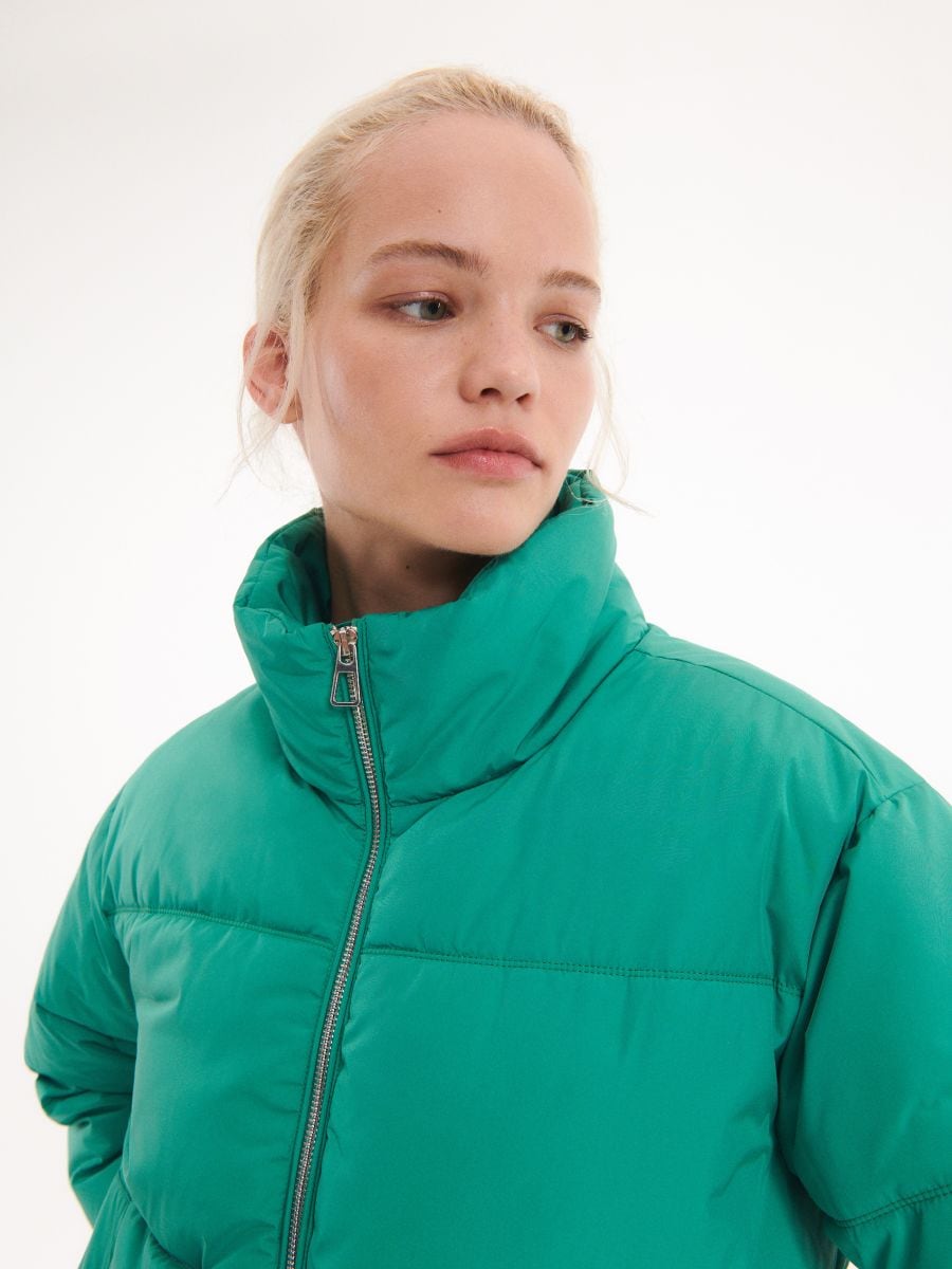 Steppjacke - grün - RESERVED - 4