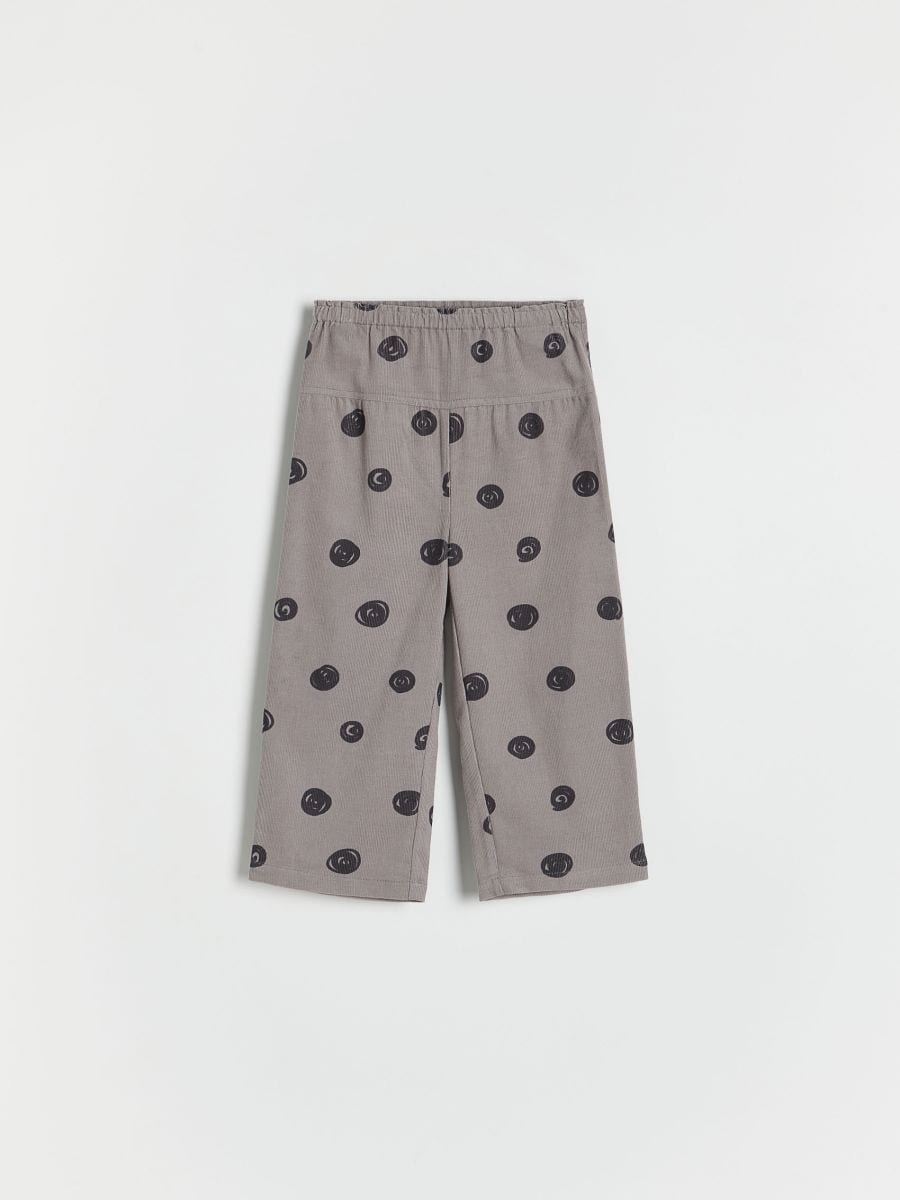 GIRLS` TROUSERS - gris foncé - RESERVED