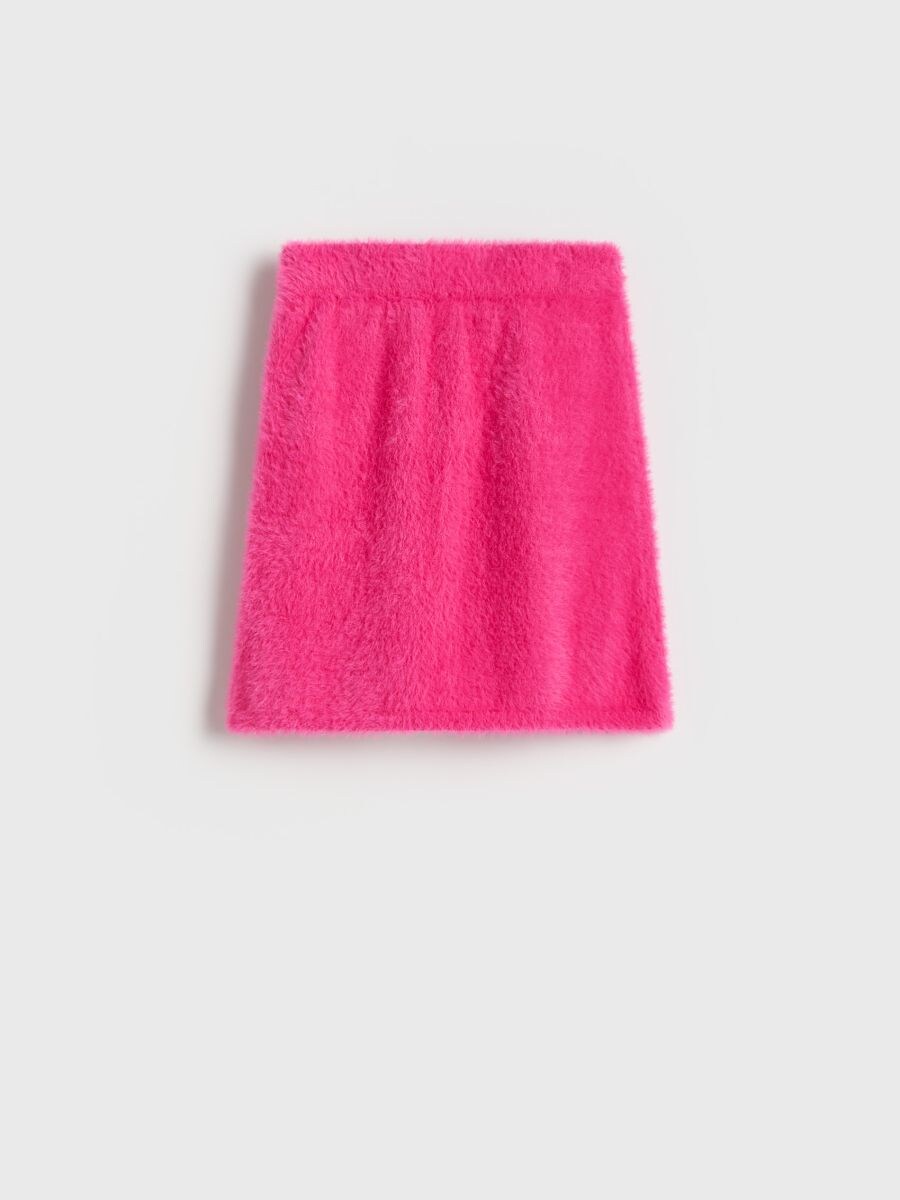 Jupe en maille douce - mauve - RESERVED - 3