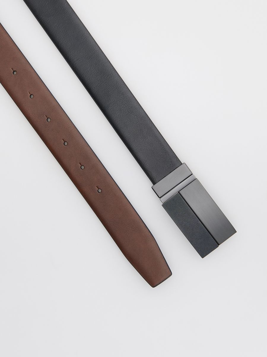 Ceinture multi-matières - Noir - RESERVED - 2