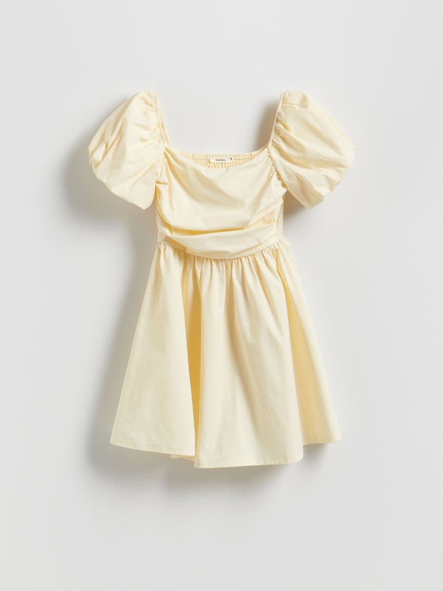 Rochie mini - galben-deschis - RESERVED