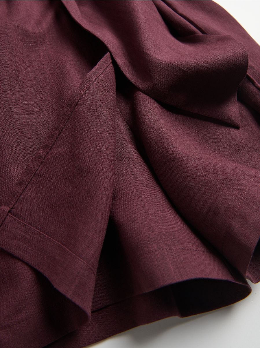 Lyocell jumpsuit - burgundy - RESERVED - 7